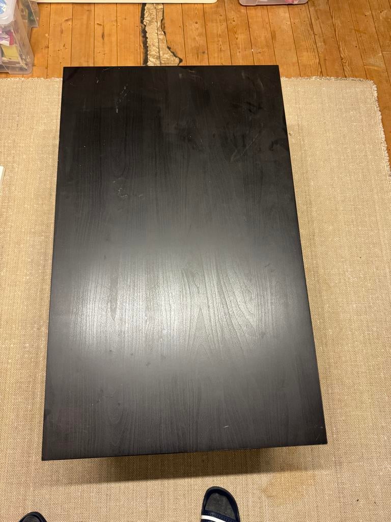 Salontafel IKEA zwart, Ophalen, Overige materialen, 50 tot 100 cm, Zo goed als nieuw