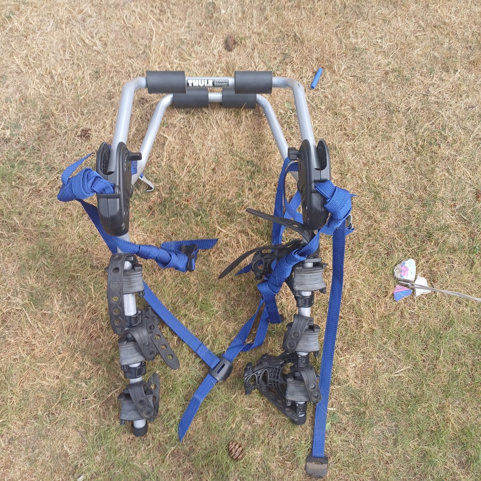 Thule Speedway 961XT Fietsendrager voor 3 fietsen, Ophalen, 2 fietsen, Gebruikt, Achterklepdrager