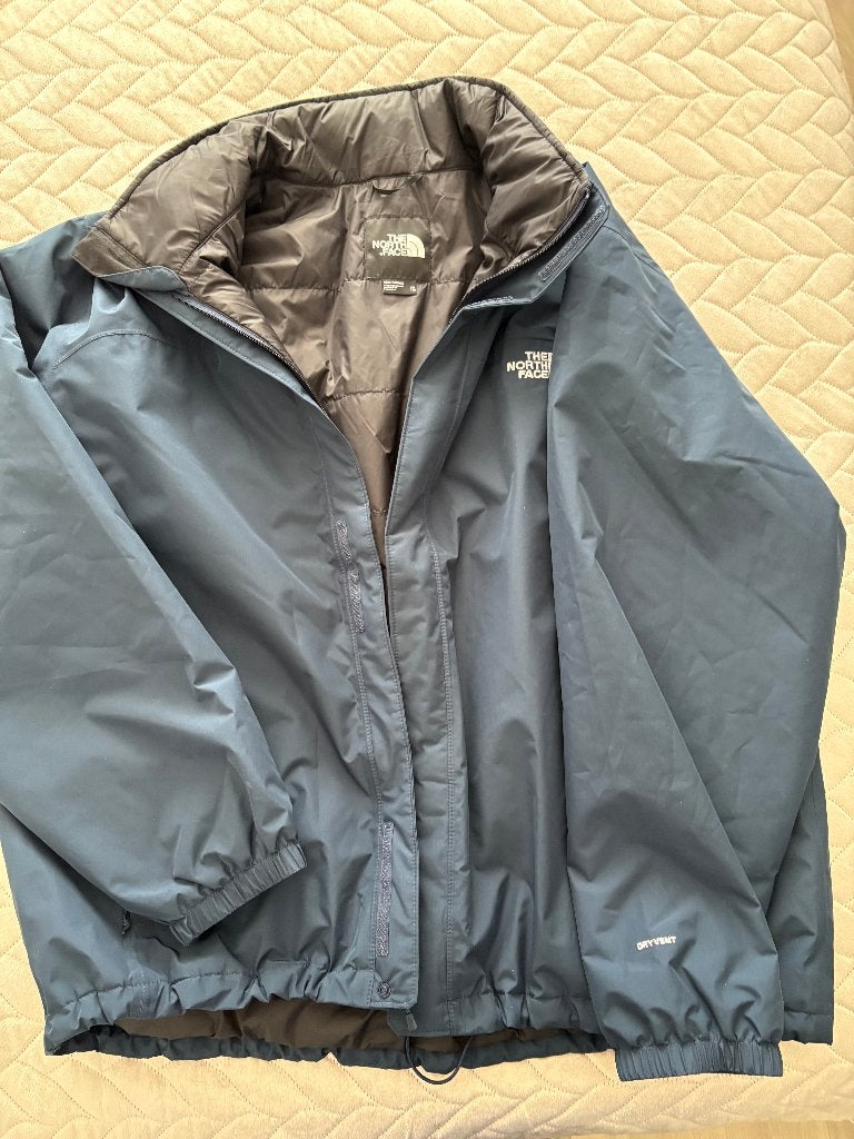 NORTH FACE SOFTSHELL JAS., Blauw, Overige maten, Ophalen of Verzenden, Zo goed als nieuw