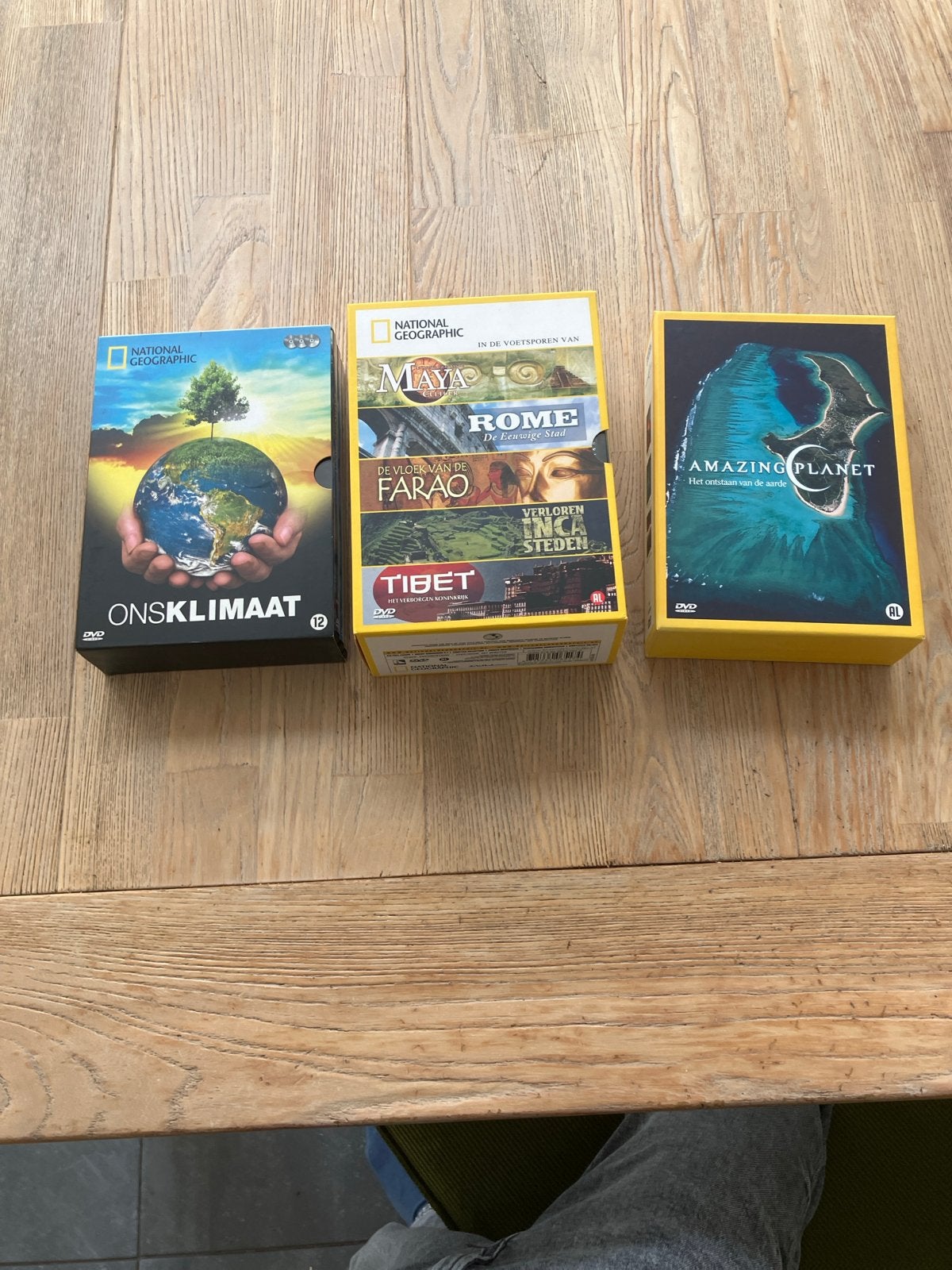 National Geographic DVD Boxsets: Klimaat, Historie & Planeet, Gebruikt, Nederlands, Natuur, Vanaf 12 jaar