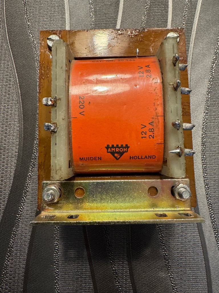 Transformator AMROH 12 volt 2,8A type P255, Ophalen of Verzenden, Gebruikt