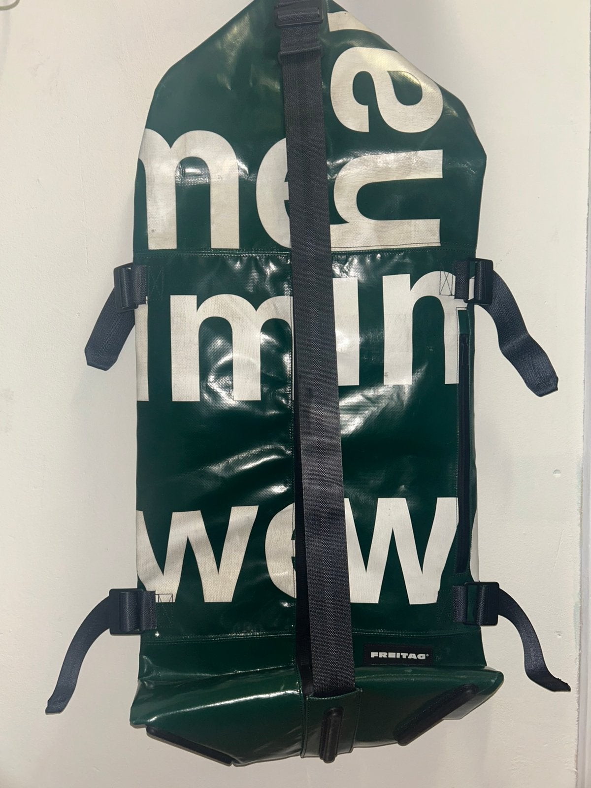 Freitag Zippelin, 30 cm of meer, Zo goed als nieuw, Groen, Wieltjes