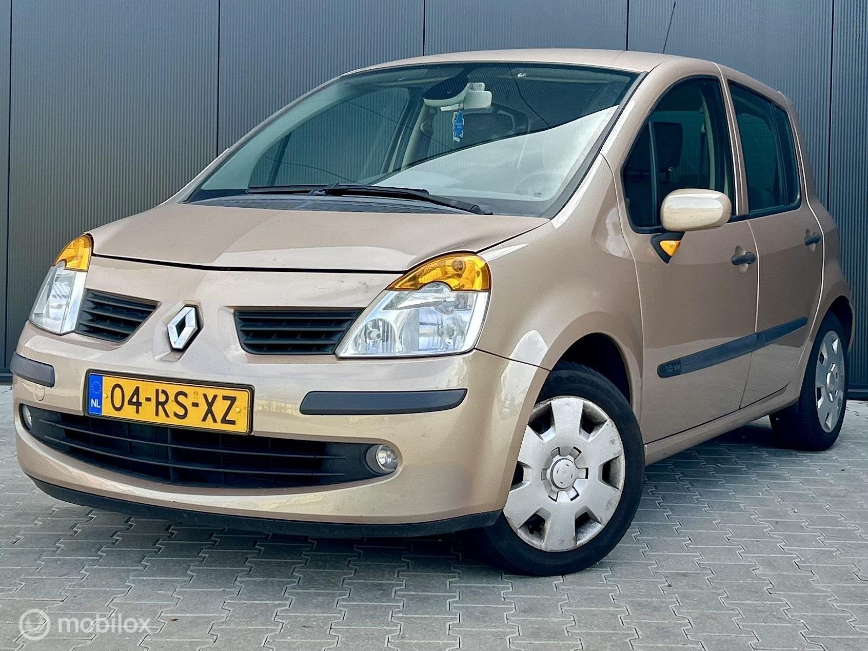 Renault Modus 1.6-16V Tech Road, Auto's, Gebruikt, 4 cilinders, Beige, Origineel Nederlands