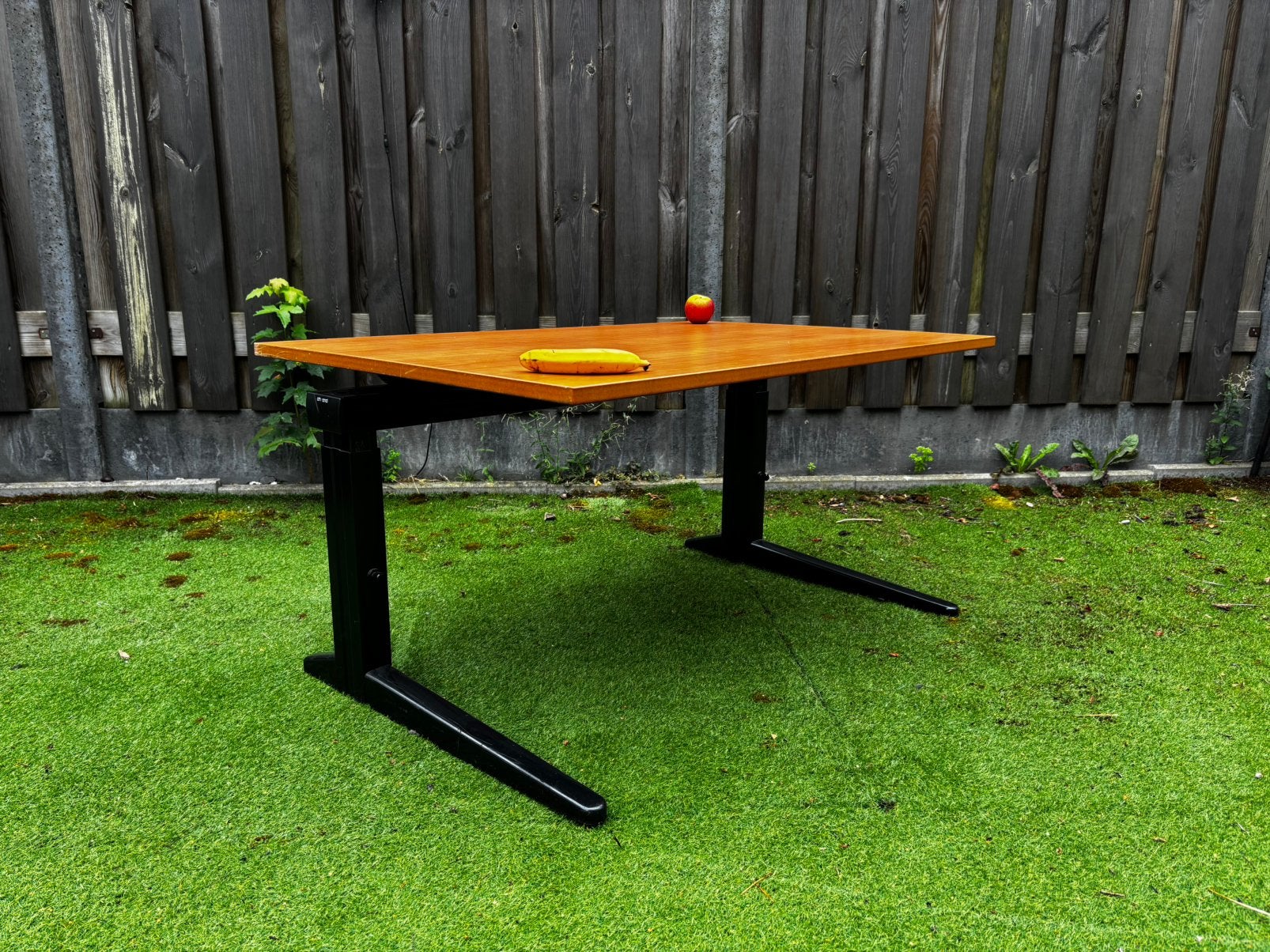 Bureau tafel Ahrend 120 x 80, Ophalen, Gebruikt, Hout, Bruin