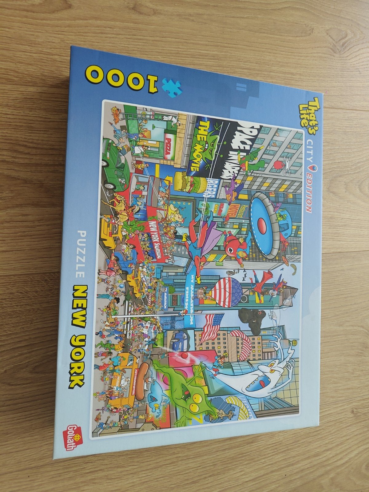 Goliath That's Life City Edition New York 1000 stukjes, Hobby en Vrije tijd, Ophalen of Verzenden, 500 t/m 1500 stukjes, Zo goed als nieuw