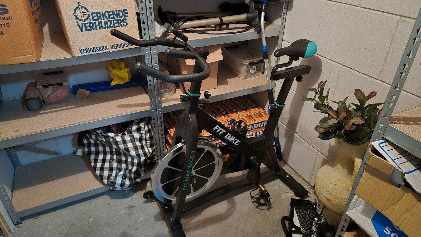 Fit Bike Race 3 Hometrainer - Zo goed als nieuw, Ophalen, Armen, Zo goed als nieuw, Metaal
