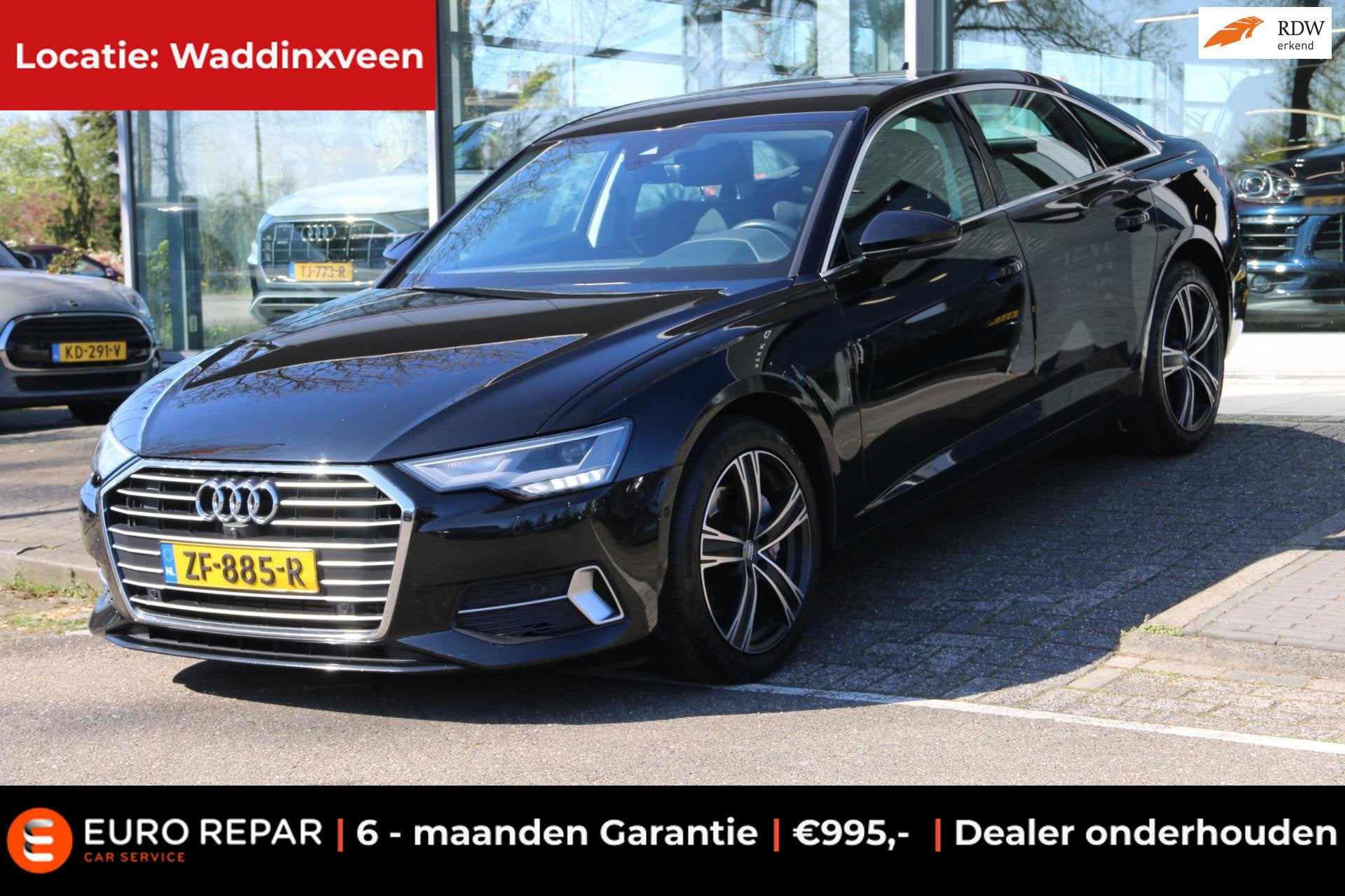 Audi A6 Limousine 45 TFSI Sport Lease edition NIEUW MODEL!, Dealer onderhouden, Stof, Gebruikt, Euro 6
