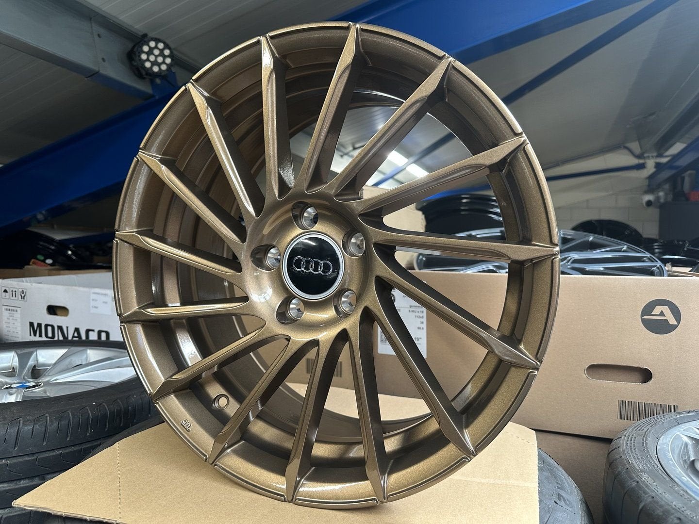 NIEUW 18inch Audi VW Seat BMW Merc Vossen Style Velgen 5x112, 18 inch, -, -, Banden en Velgen