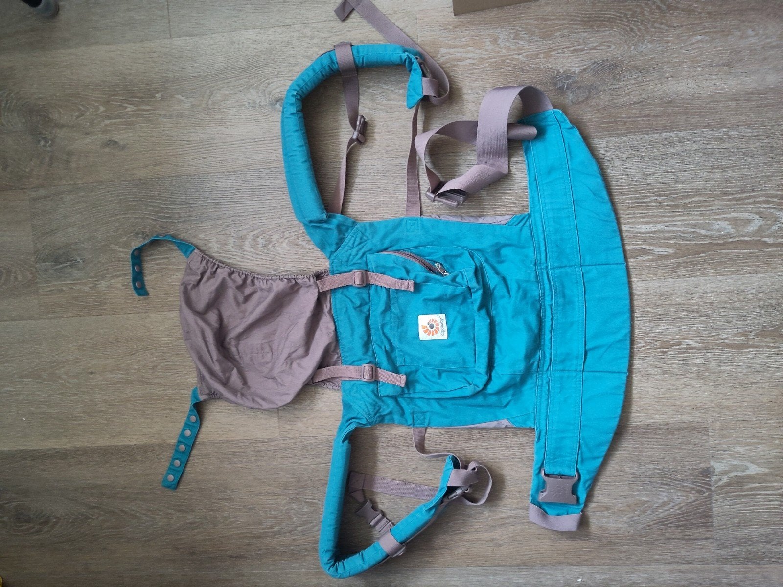 Ergobaby draagzak met newborn inzet, Overige merken, Gebruikt, Buik of Rug, Ophalen of Verzenden