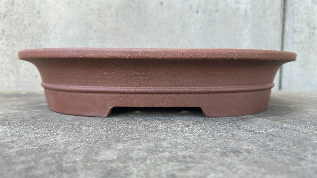 Lu Peng Zi Yi Zhai China | Bonsai schaal pot 38x31x7,5 (5*), Rond, Ophalen of Verzenden, Aardewerk, Minder dan 40 cm