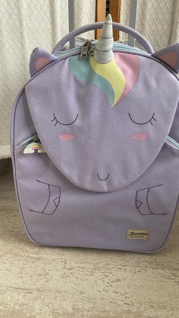 Handbagage Samsonite kinderkoffer trolley, Sieraden, Tassen en Uiterlijk, Koffers, Ophalen, Overige materialen, Wieltjes, Minder dan 50 cm