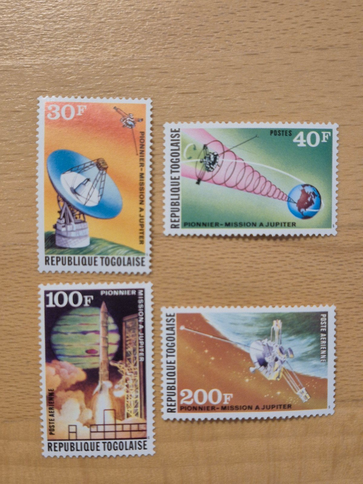 Togo 1974 ruimtevaart, Postzegels en Munten, Ophalen of Verzenden, Overige landen, Postfris