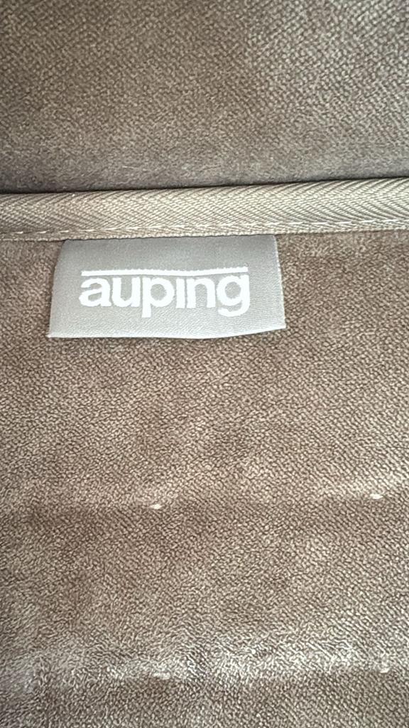 Auping boxspring bed 180 x 200 type Kiruna, Ophalen, Bruin, Tweepersoons, 180 cm