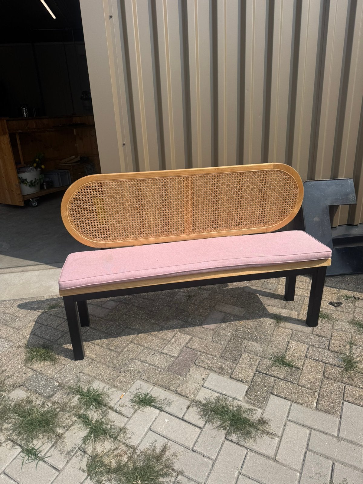 Mooie rotan bankjes, Tuin en Terras, Ophalen of Verzenden, Zo goed als nieuw