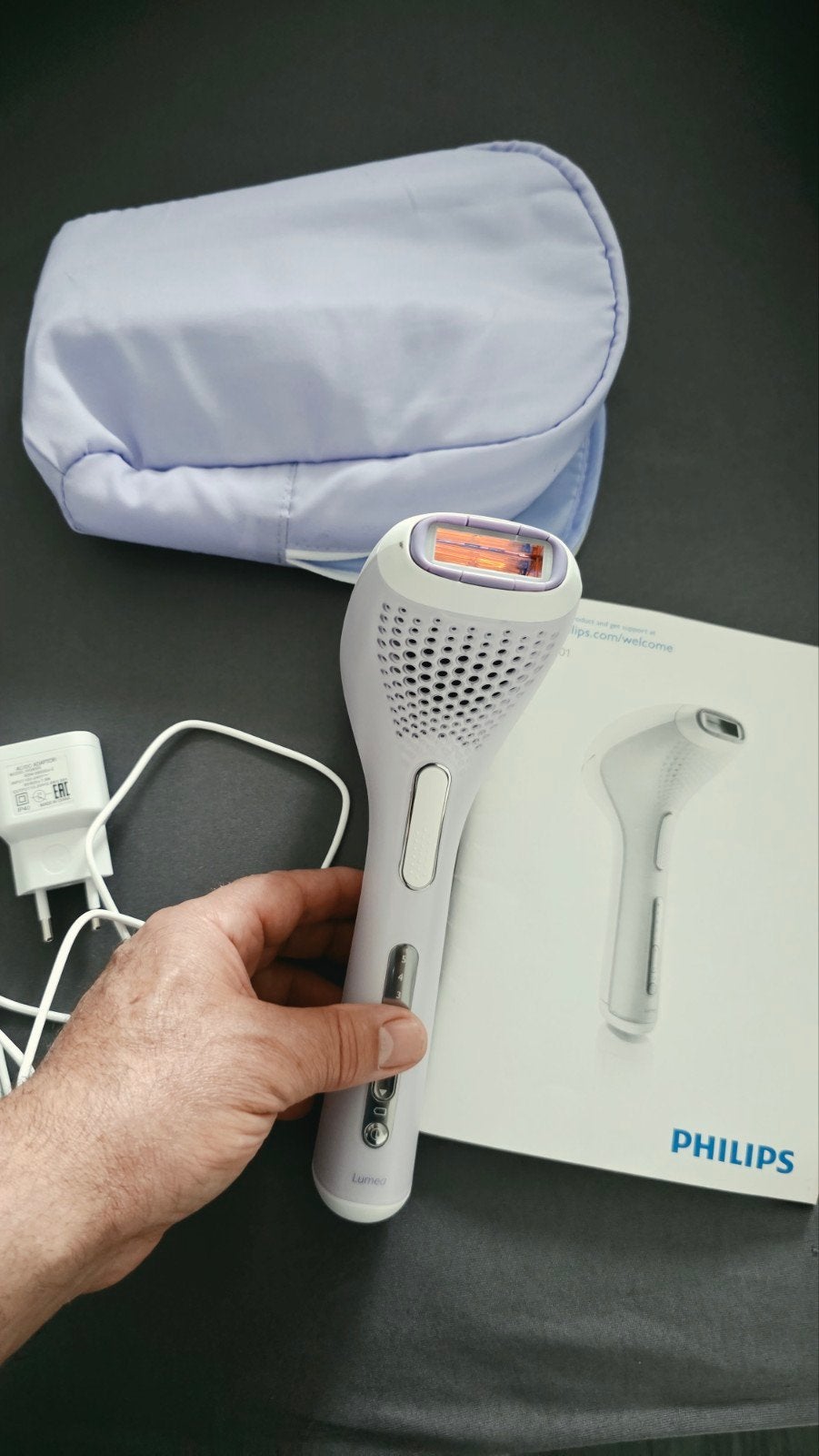 Philips Lumea IPL ontharingsapparaat, Ophalen of Verzenden, Zo goed als nieuw, Scheren en Epileren