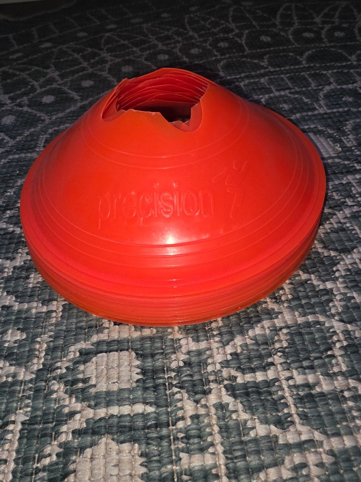 Precision 7 Voetbal Pionnen Set - Oranje, Maat XS of kleiner, Ophalen of Verzenden, Gebruikt, Overige typen