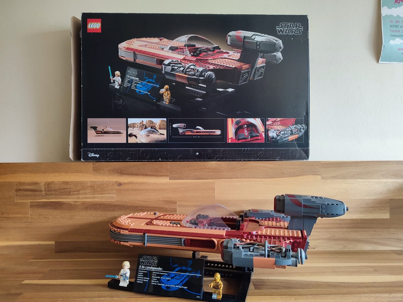 LEGO Star Wars Luke’s Landspeeder (UCS #75341), Kinderen en Baby's, Speelgoed | Bouwstenen, Verzenden, Gebruikt, Overige merken