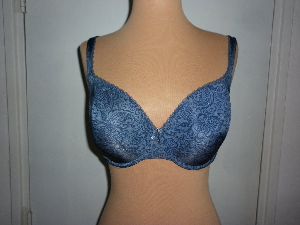 beugelBh maat 75F voorgevormde cups, Verzenden, Blauw, BH
