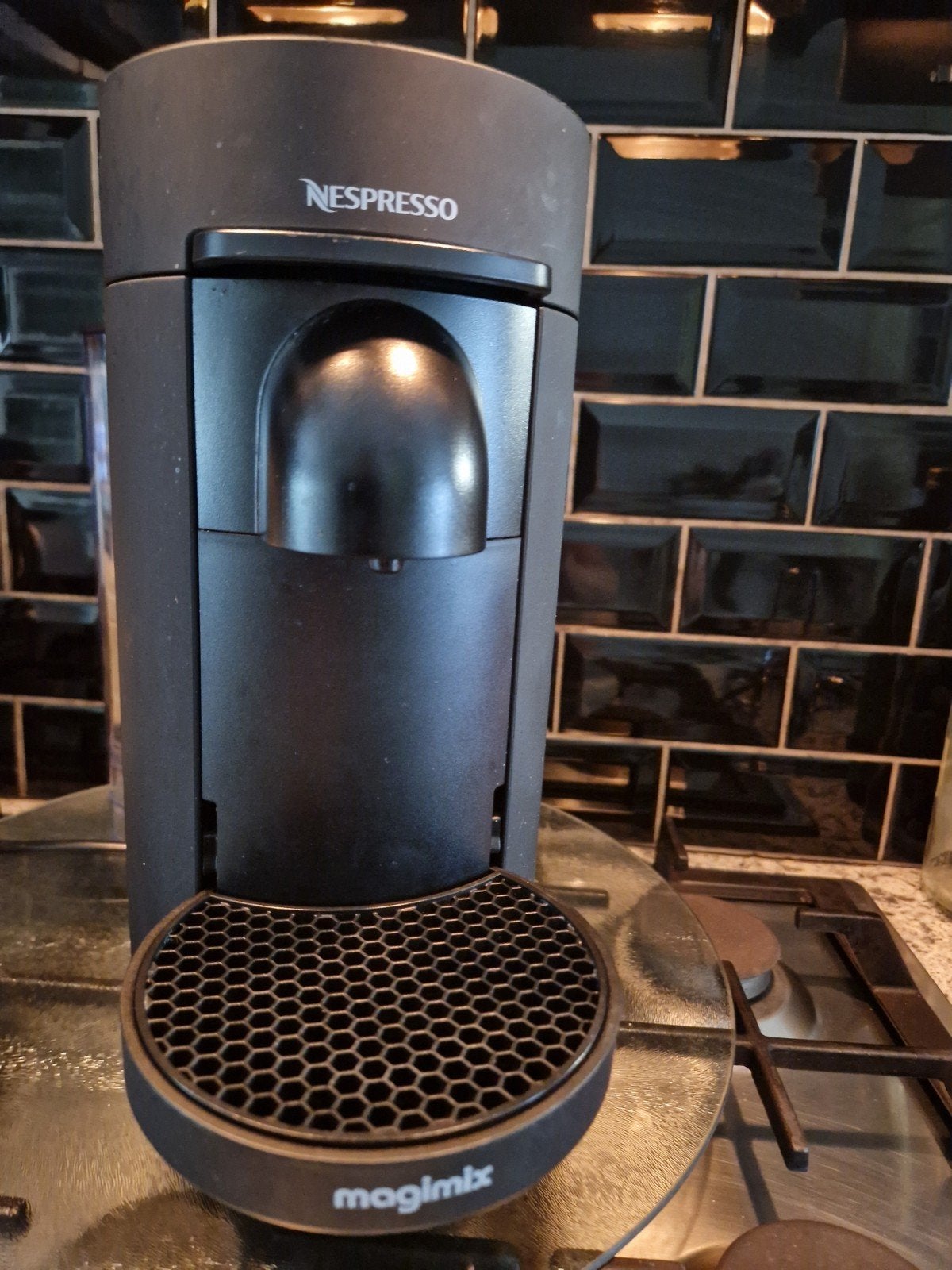 Nespresso vertuo Magimix, Ophalen of Verzenden, Zo goed als nieuw, Espresso apparaat