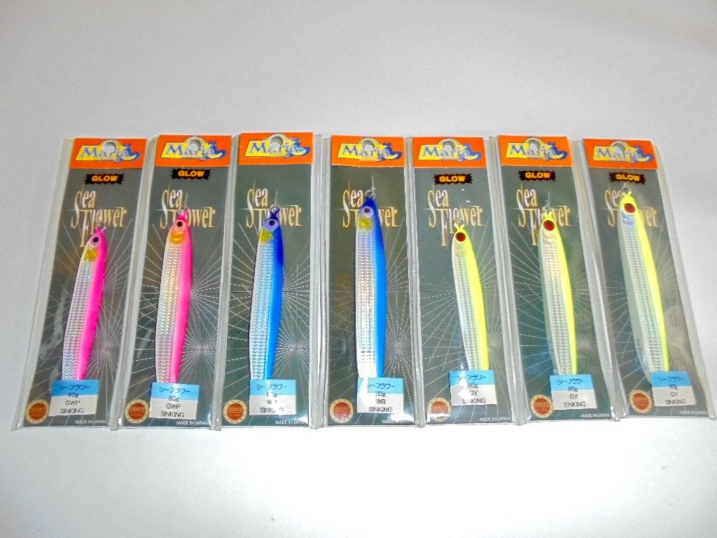 Maria-Yamashita Sea Flower 110g 80g 60g Vertical & Shore Jig, Ophalen of Verzenden, Nieuw, Overige typen