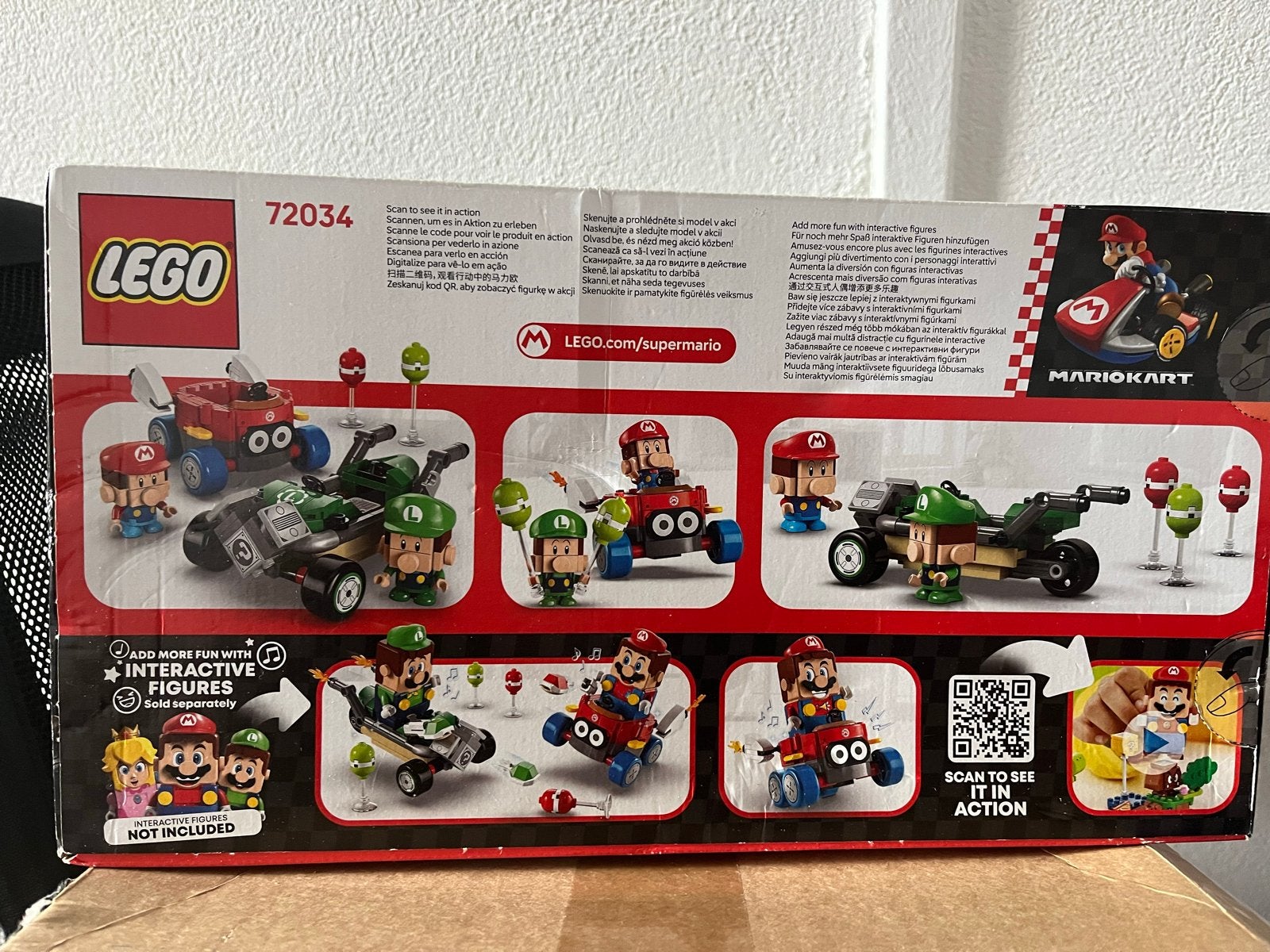 LEGO Super Mario 72034 Mario Kart - Nieuwstaat, Ophalen of Verzenden, Nieuw, Overige merken