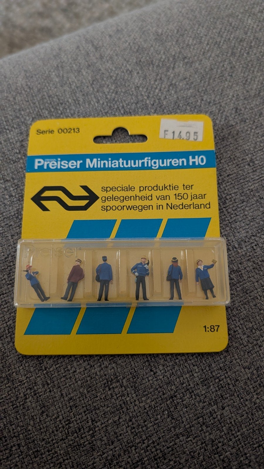 Preiser H0 Nederlandse Spoorwegen Figurenset 1989, Ophalen of Verzenden