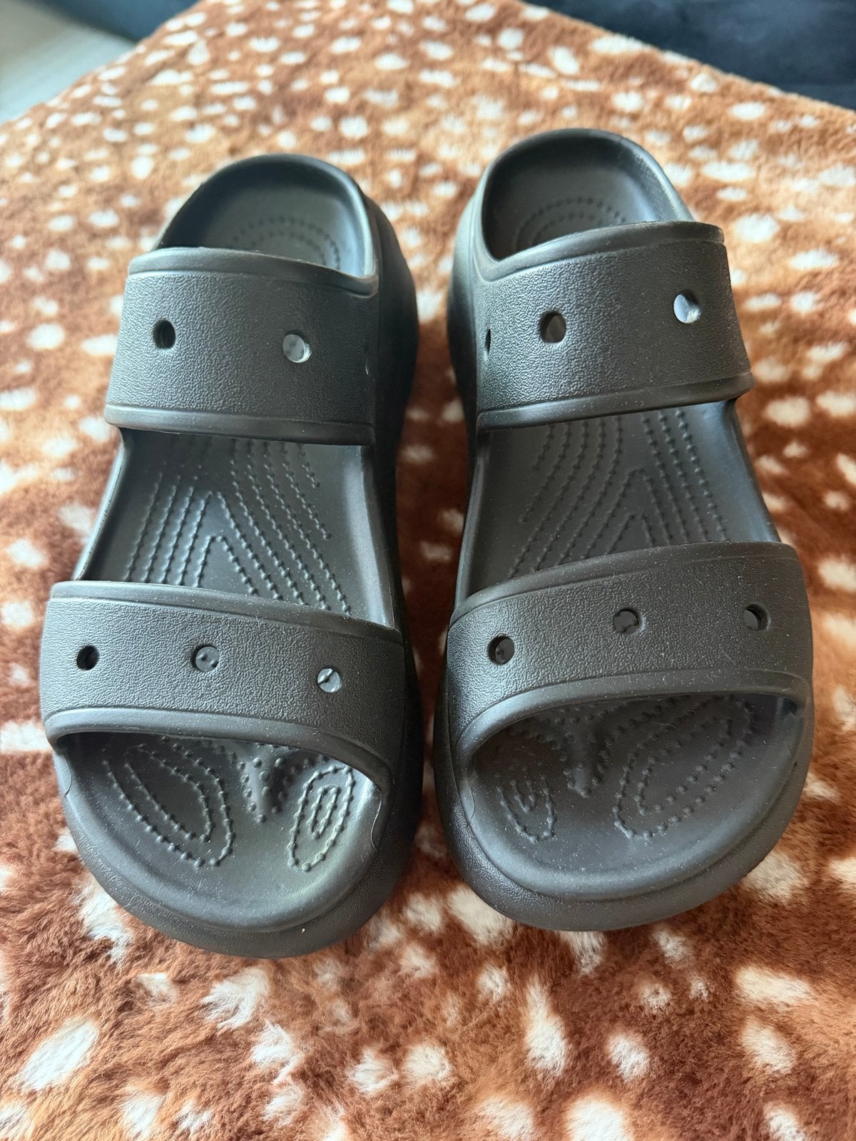 Crocs crush sandal zwart 38/39 nieuw, Ophalen of Verzenden, Nieuw, Zwart
