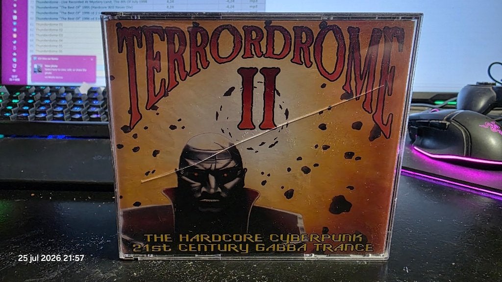 Terrordrome II (The Hardcore Cyberpunk 21st Century Gabba ), Cd's en Dvd's, Hardcore, Ophalen of Verzenden, Zo goed als nieuw