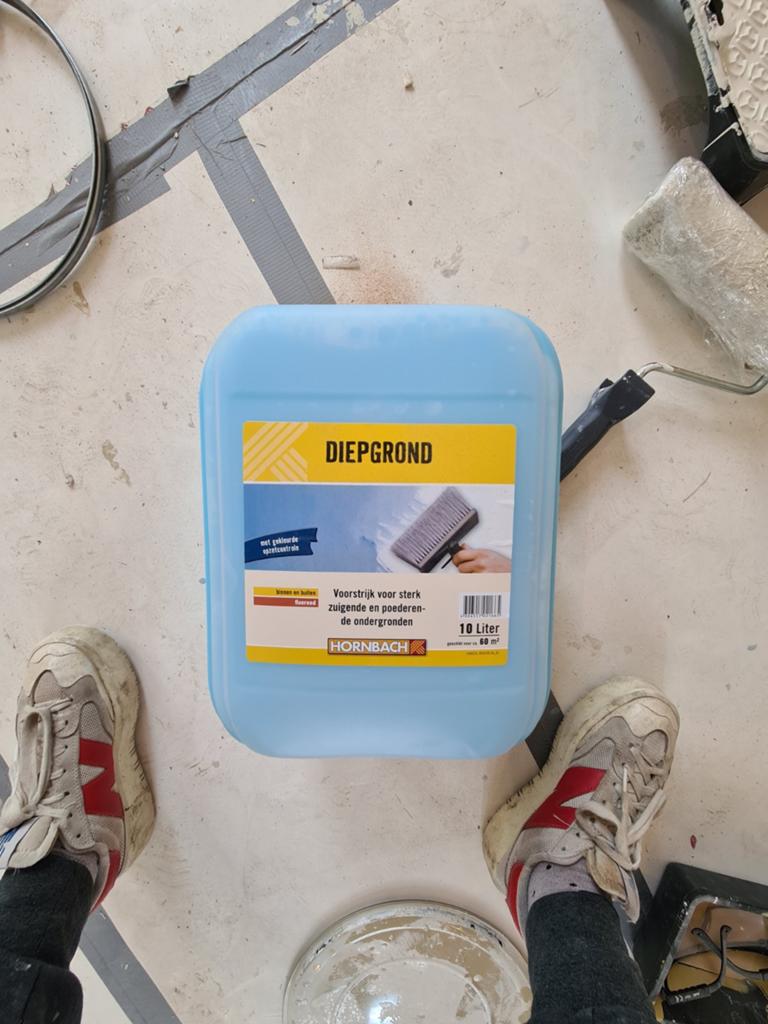 10l diepgrond Hornbach ongeopend, Ophalen, Nieuw, Wit