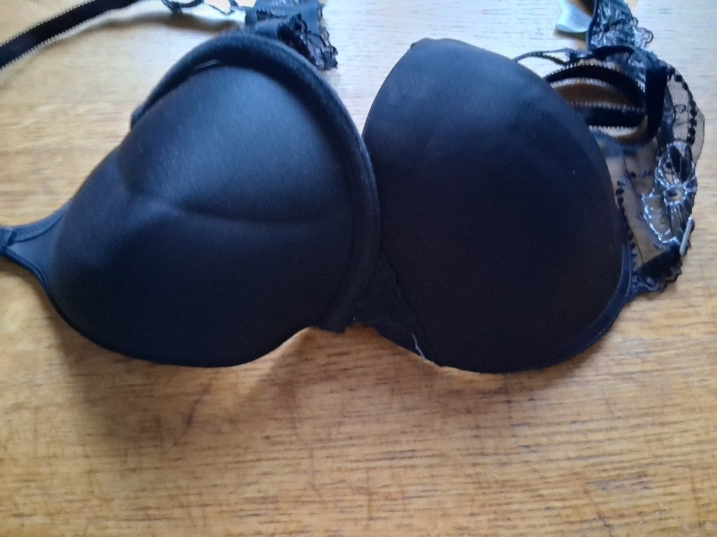 beugel b h met kant aan de zijkant, Onbekend, Ophalen, Zwart, BH