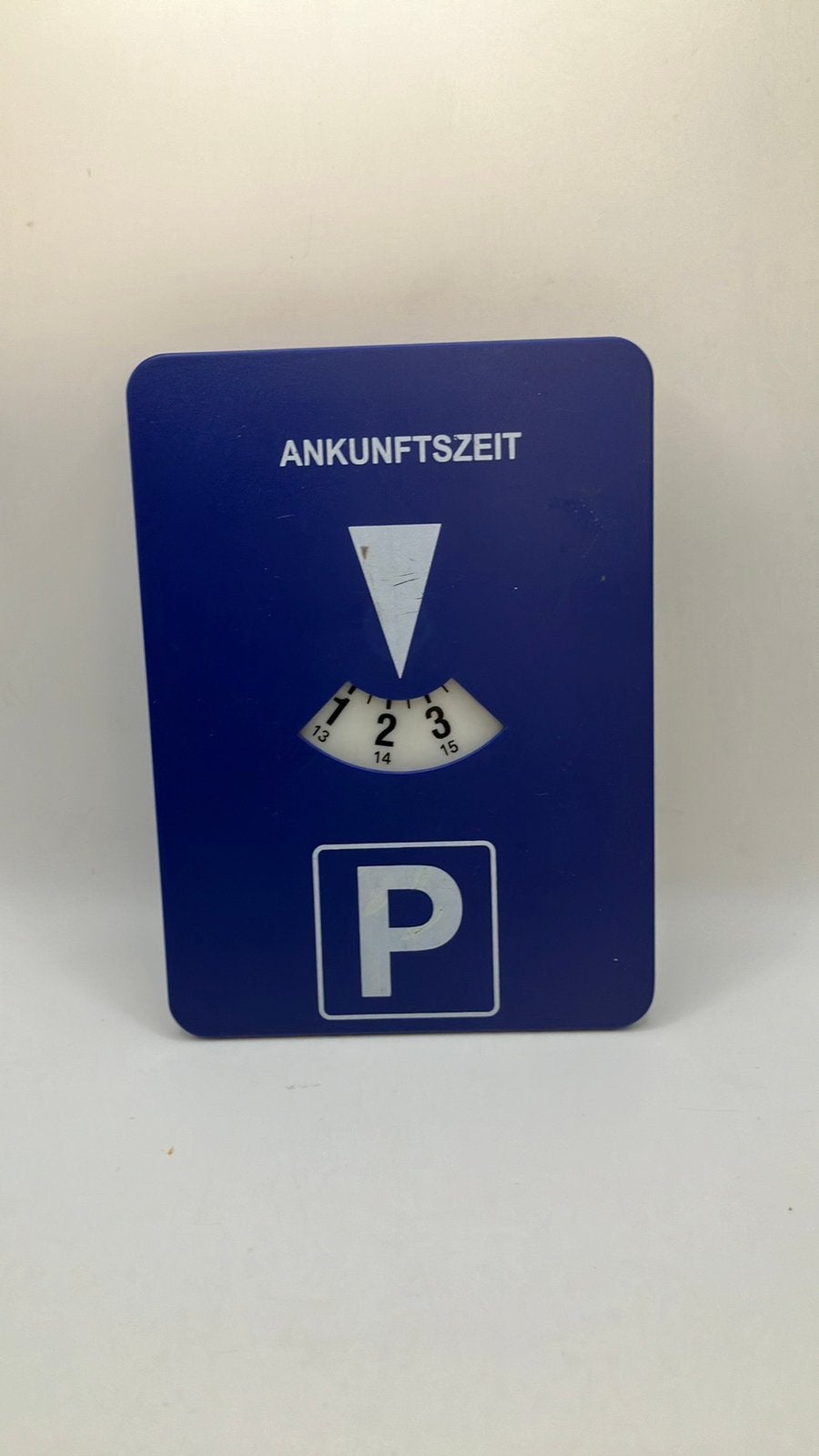 Duitse parkeerschijf op 15 v, niet inbegrepen., Auto diversen, Ophalen of Verzenden, Gebruikt
