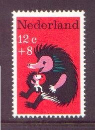 Nederland 1967 894 Kind 12c Egel, Postfris, Ophalen of Verzenden, Na 1940, Postfris