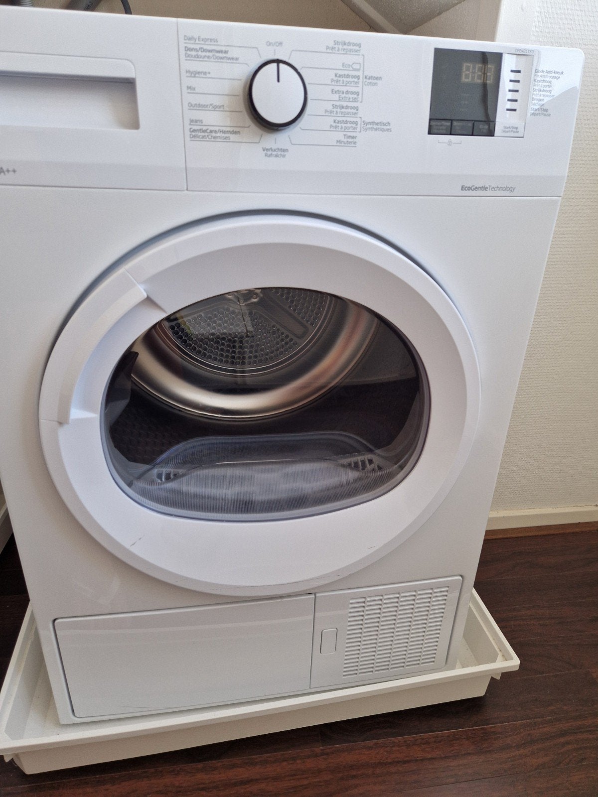 Beko DF8421TX0 A++ droger - Energiezuinig & Veelzij, Ophalen, Minder dan 85 cm, Luchtafvoer, 8 tot 10 kg