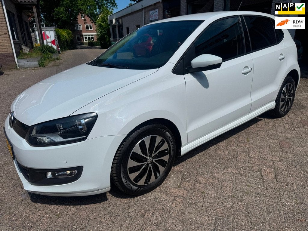Volkswagen Polo 1.0 BlueMotion Edition AIRCO,NAVI ORG 68556, Voorwielaandrijving, 95 pk, Wit, Origineel Nederlands
