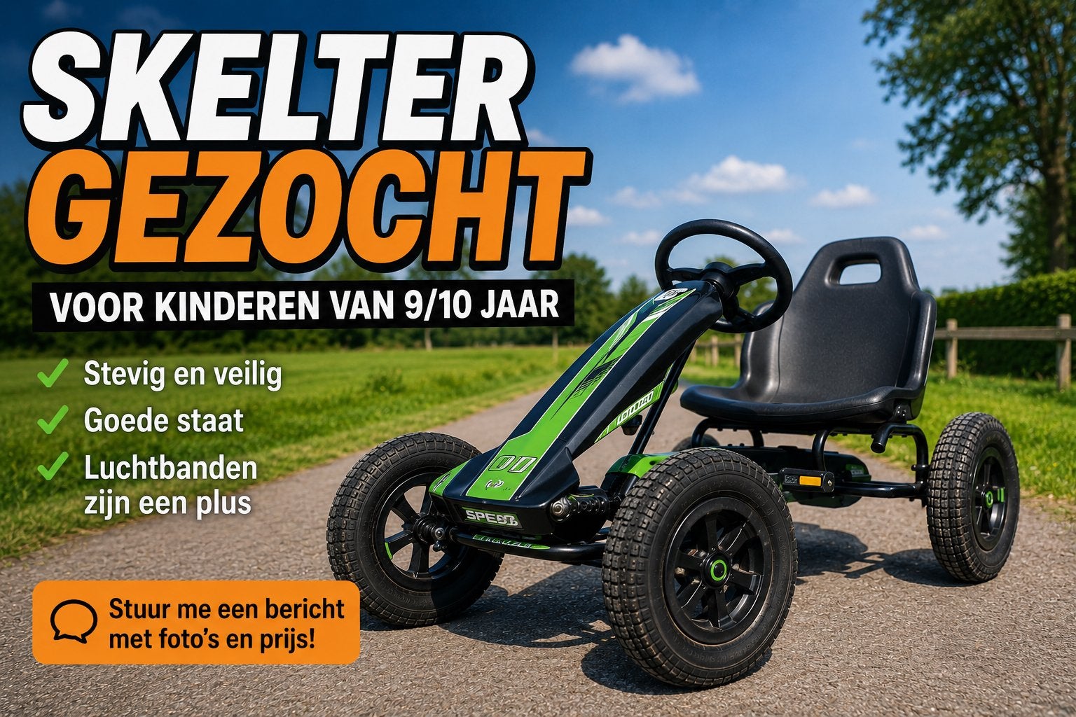 Skelter gezocht, Ophalen, Zo goed als nieuw
