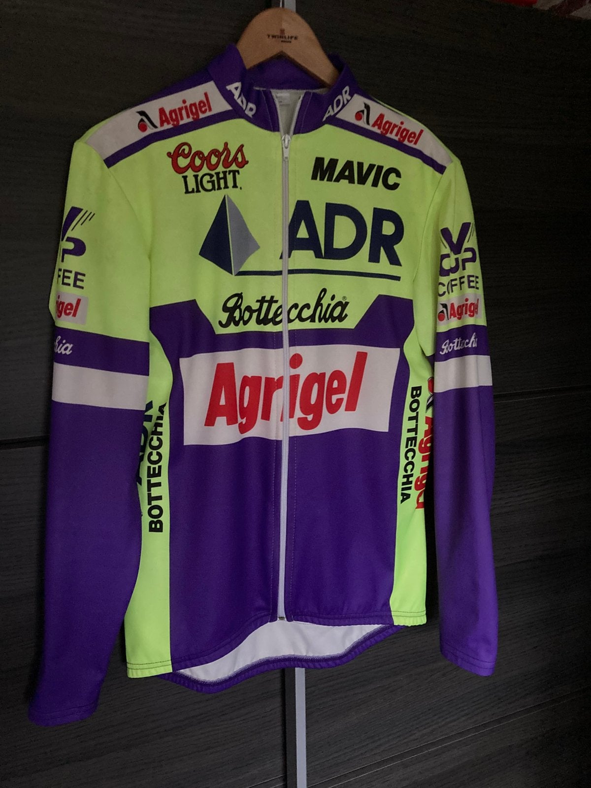 ADR agrigel bottechia wielershirt, Ophalen of Verzenden, Gebruikt, M, Bovenkleding