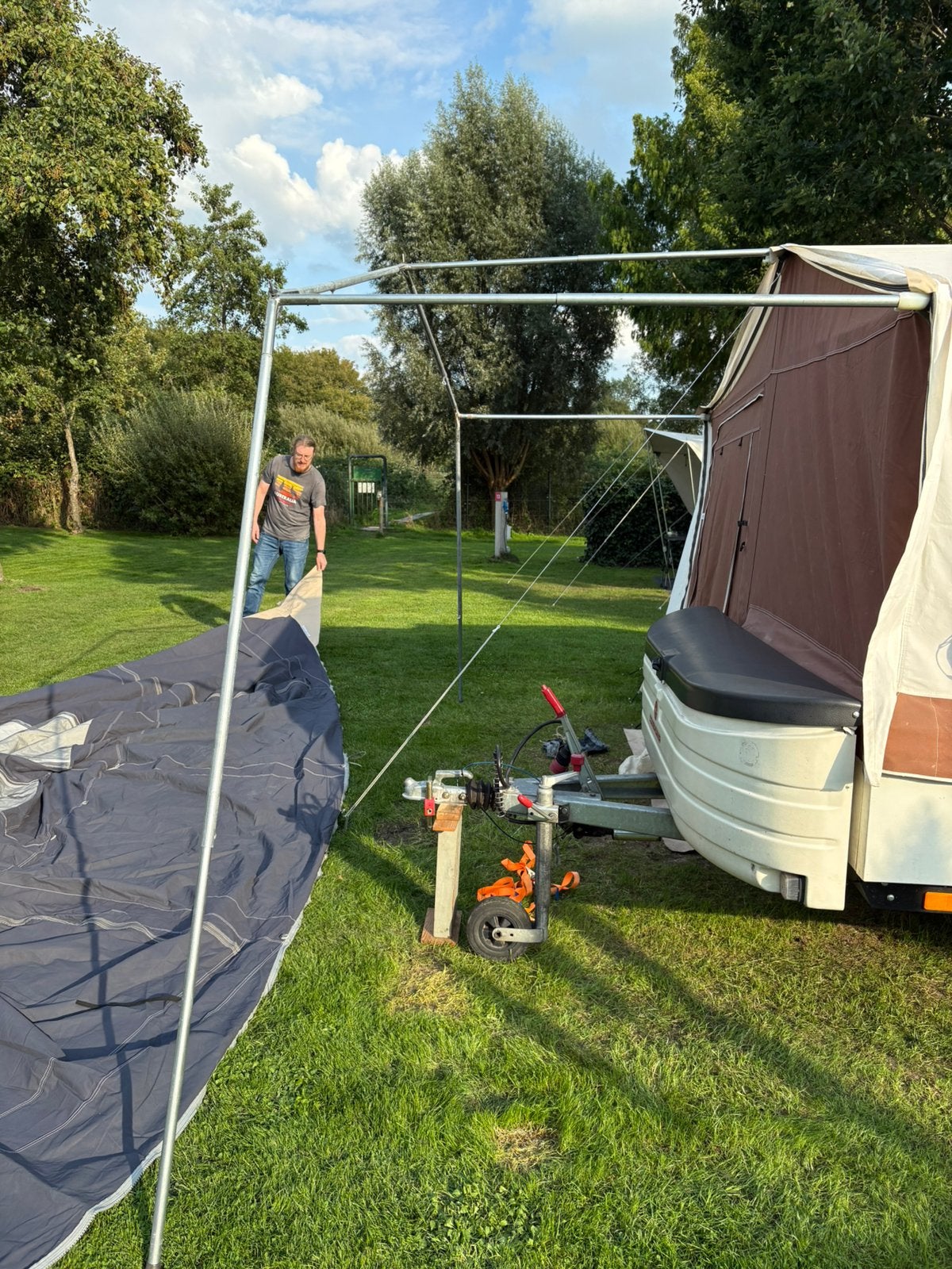 Combicamp country achtertent ( YKK RITS ), Ophalen, Gebruikt
