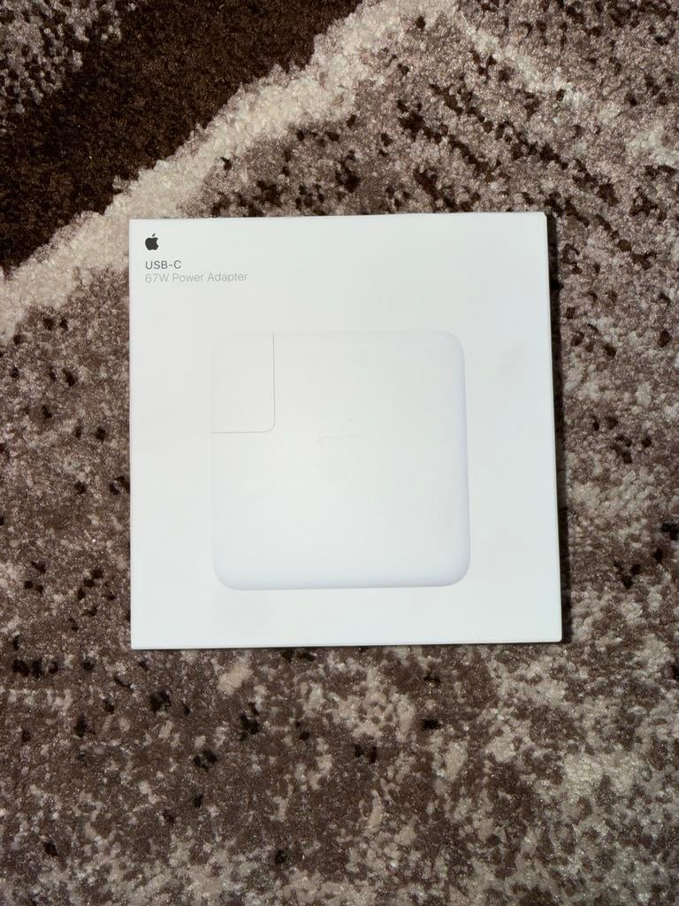 Apple USB-C 67W Power Adapter - NIEUW IN DOOS!, Ophalen of Verzenden, Nieuw, Apple iPhone