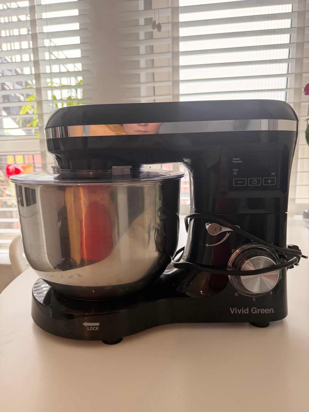 Vivid Green Keukenmachine SM-1518L Zwart - Zo goed als nieuw, 4 liter of meer, Ophalen, Nieuw, 3 snelheden of meer