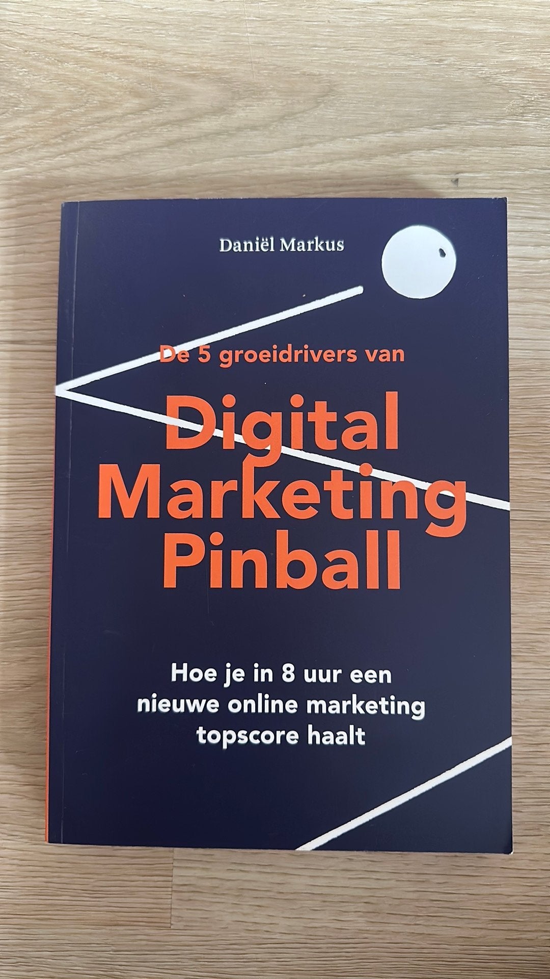 Daniël Markus - Digital Marketing Pinball, Boeken, Daniël Markus, Ophalen of Verzenden, Management, Zo goed als nieuw