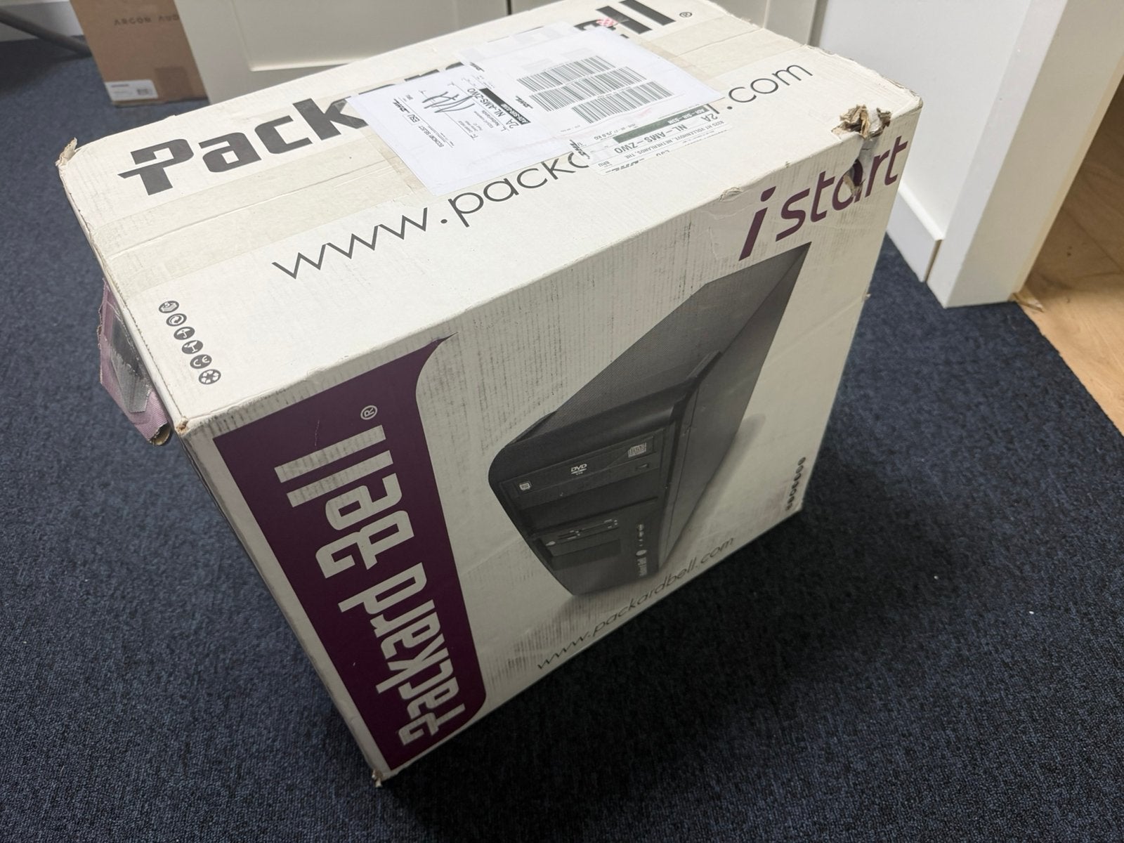 Bijna 20 jaar oude Packard Bell iStart 7000 nieuw in doos, Verzenden