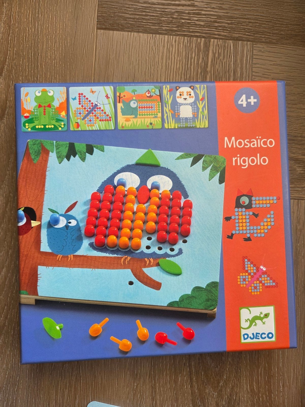Djeco Mosaïco Rigolo - Creatief Mozaïek Spel voor Kinderen, Ophalen, Zo goed als nieuw, Puzzelen