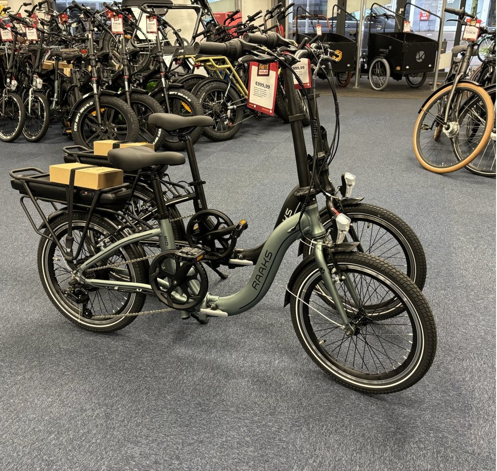 Fietshokje Raaks: Raaks Mio elektrische vouwfiets NIEUW, Fietsen en Brommers, Versnellingen, Niet ingevuld, Ophalen of Verzenden