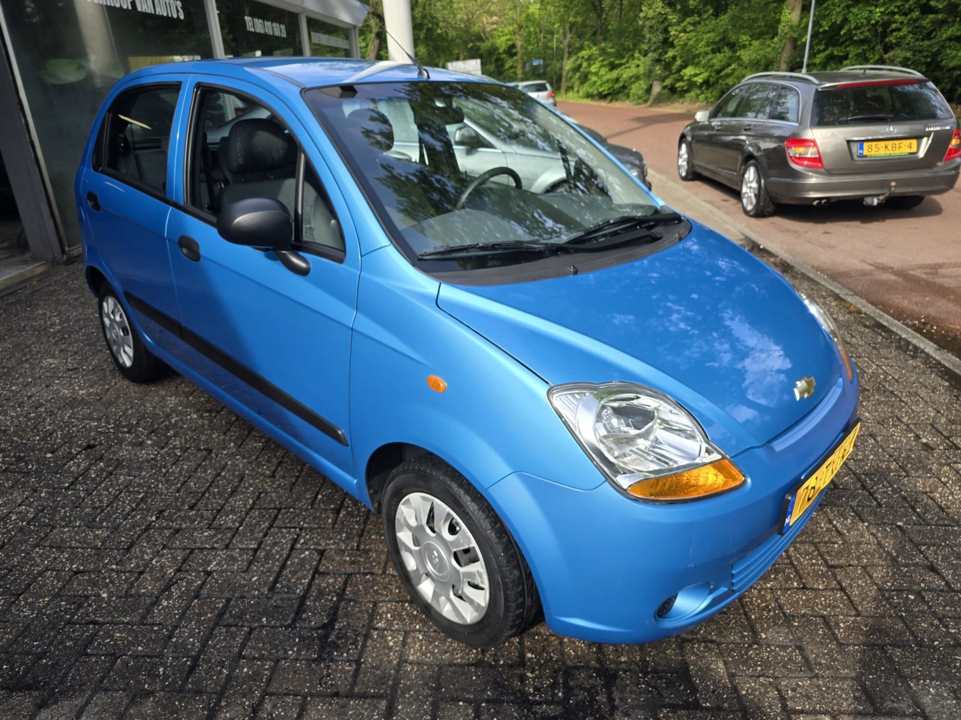 Chevrolet Matiz 0.8 Spirit | 1E EIGENAAR | AUTOMAAT |3/6 OF, Auto's, Stof, Gebruikt, Blauw, Origineel Nederlands