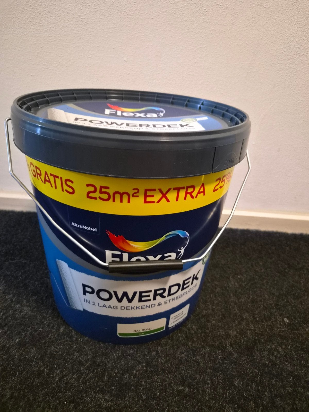 Flexa powerdek ral 9010 mat, Ophalen, Nieuw, Wit