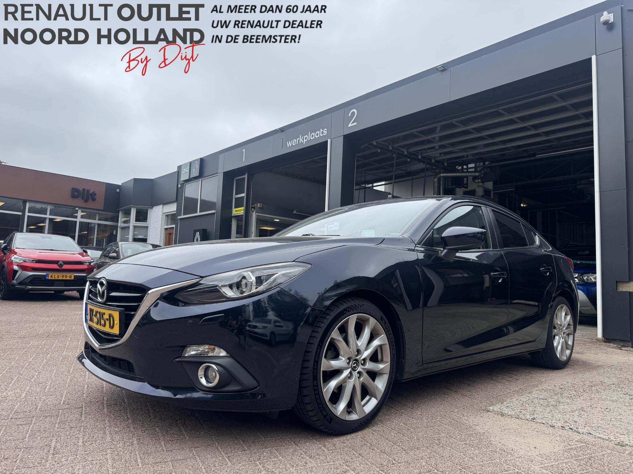 Mazda 3 2.0 GT-M, Auto's, Voorwielaandrijving, Gebruikt, Zwart, 4 cilinders