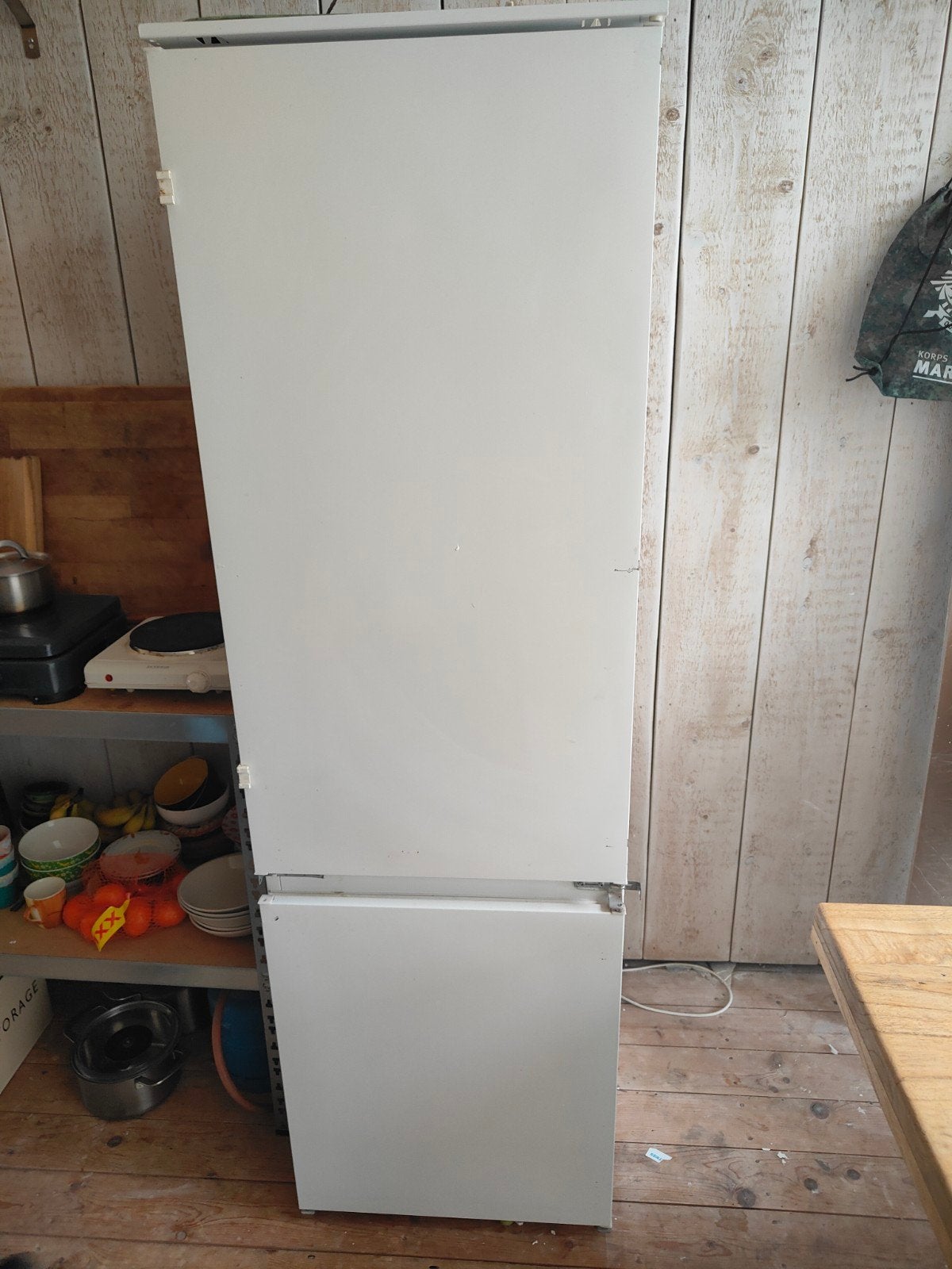 Gratis Inbouw koelvriescombinatie Zanussi A+ class, Ophalen, Gebruikt, 200 liter of meer, Met aparte vriezer