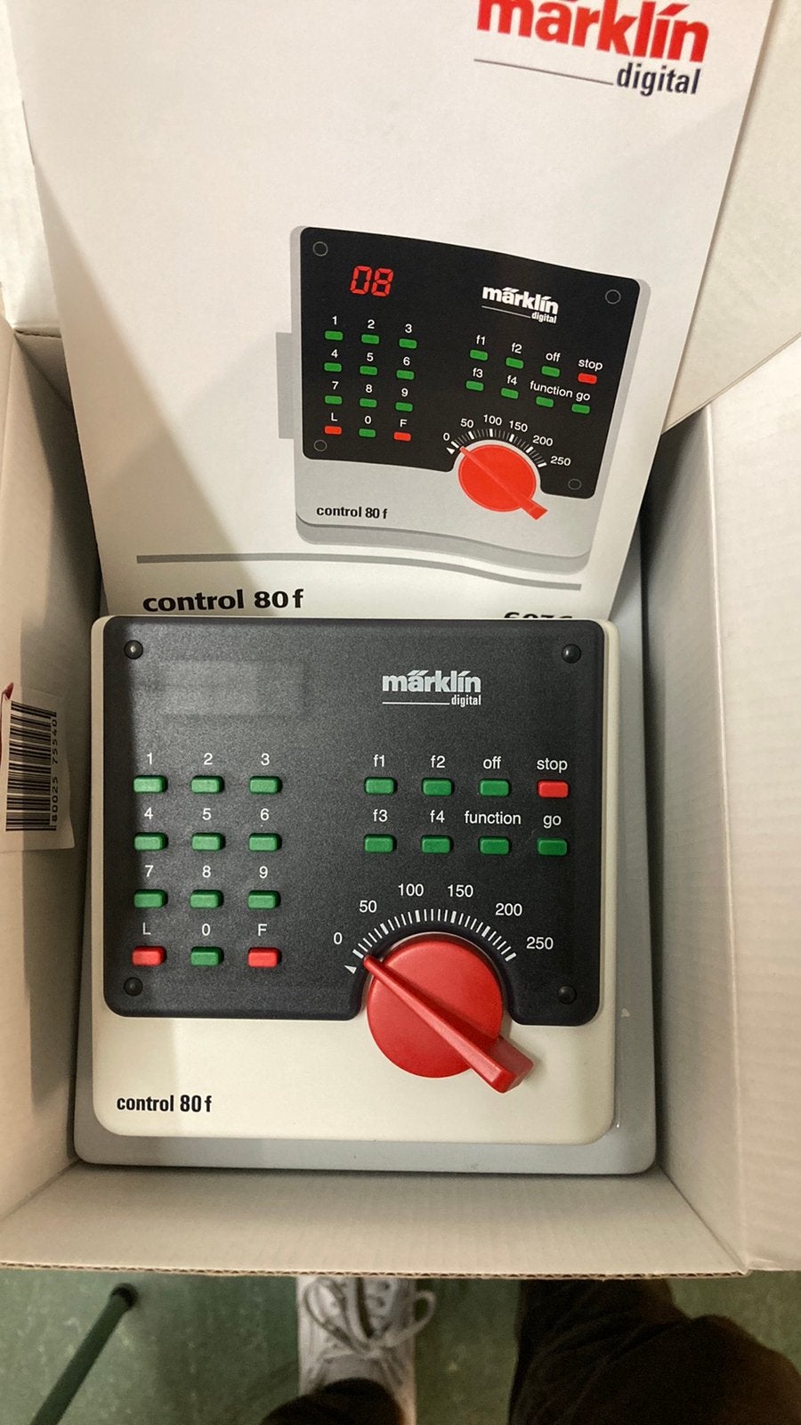 Märklin Digital Control 80f (6036) - Zo goed als nieuw, Hobby en Vrije tijd, Modeltreinen | H0, Wisselstroom, Overige typen, Ophalen of Verzenden