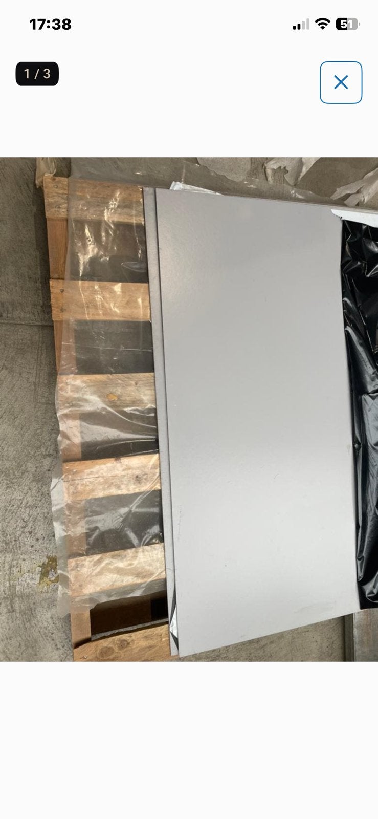 2 lichtgrijze rockpanel platen 120x 305  6mm, Doe-het-zelf en Verbouw, Verwarming en Radiatoren, Minder dan 30 cm, Overige typen