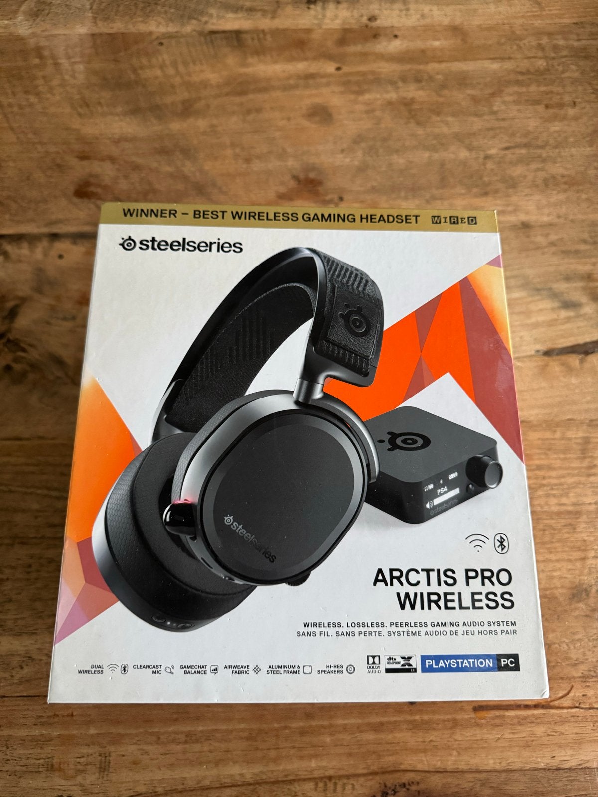 SteelSeries Arctis Pro Wireless Gaming Headset, Audio, Tv en Foto, Koptelefoons, Zo goed als nieuw, Gaming, Steelseries, Zwart